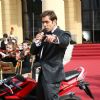 Salman standing close to red bike | Yuvvraaj Photo Gallery