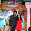 Shabir Ahluwalia and Preity Zinta at Colors new show Guinness World Records in Mumbai