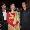 Sonam, Akshay and Sunil Shetty at Promotional event of film 'Thank You' at Madh Island