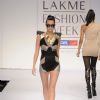Model at the Day 1 of Lakme Fashion Week. .