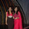 Raveena Tandon and Roshni Chopra on the sets of Comedy Ka Maha Muqabla. .