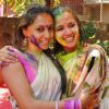 Shweta Salve & Narayani Shastri at Ekta, Sanjay and Kiran Holi Party at Versova