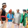 Johny Lever : Sonu Sood and Johny Lever staring each other