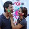 Indraneil Sengupta and Barkha Bisht at Zoom Holi Party in Tulip star