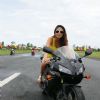 Kareena Kapoor : Hottie Kareena sitting on a bike