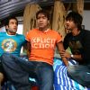 Ajay,Tusshar and Shreyas looking shocked