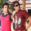 Ajay and Tusshar looking shocked