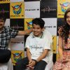 Darsheel Safary and Manjari Fadnis at Music launch of movie 'Zokkomon' at Planet M,Churchgate,Mumbai