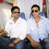 Akshay Kumar and Sunil Shetty promote Thank You at Madh Mumbai. .