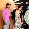 Hrithik Roshan, Dia Mirza and Karan Johar at IIFA nominee announcement. .
