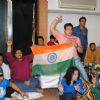 Director Anil Sharma hosted the cricket screening at his house