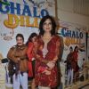 Zeenat Aman promote Chalo Dilli at Mehboob Studio, Mumbai. .