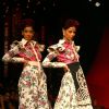 Models showcasing designer Sabyasachi's creations at the Wills Lifestyle India Fashion Week's Grand Finale ,in New Delhi on Sunday. .