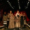 Models showcasing designer Sabyasachi's creations at the Wills Lifestyle India Fashion Week's Grand Finale ,in New Delhi on Sunday. .