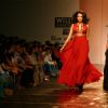 A model showcasing designer Anita Dongre's creation at the Wills Lifestyle India Fashion Week autumn winter 2011,in New Delhi on Sunday. .