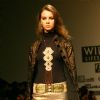 A model showcasing designer Anita Dongre's creation at the Wills Lifestyle India Fashion Week autumn winter 2011,in New Delhi on Sunday. .