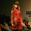 A model showcasing designer Anita Dongre's creation at the Wills Lifestyle India Fashion Week autumn winter 2011,in New Delhi on Sunday. .