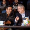 Akshay Kumar with Stephen Harper Canadian Prime Minister at 'Thank You' movie premiere in Canada