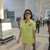 Juhi Chawla arrive from Kolkata after KKR win