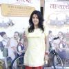 Ekta Kapoor promotes her Marathi Movie at Plaza, Mumbai. .