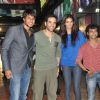 Tusshar, Preeti and Sundeep at 'Shor In The City' movie promotional event at Inorbit Mall