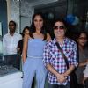 Lara Dutta and Vinay Pathak promotes 'Chalo Dilli' with Asmi Diamonds at Atria Mall. .