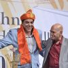 Actor Dharmendra launches Ali Peter's book on his 60th Birthday at PL Deshpande Hall. .