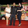 Salman Khan with Asin and Zarine at 'Ready' music launch at Film City