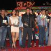 Cast and crew at 'Ready' music launch at Film City