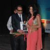 Priyanka Chopra and Dharmendra at Dadasaheb Phalke Awards in Bhaidas Hall on 3rd May 2011. .
