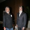 Amitabh Bachchan and Prakash Jha at film 'Aarakshan' first look launch at Hotel Novotel in Juhu, Mum