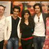 Film 'Always Khabhi Kabhi' director Roshan Abbas with cast at a promotional event for his film