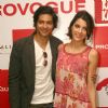 Giselle Monteiro and Ali Fazal at a promotional event for their film 'Always Kabhi Kabhi',in New Del