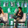 Shah Rukh Khan and Priyanka Chopra on NDTV Greenathon that took place at Yash Raj Studio