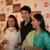 Anita Kanwal, Sooraj Thapar and Shruti Ulfat at Big Television Awards at YashRaj Studios