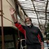 Amitabh Bachchan greets his fans at his bungalow Jalsa in Juhu, Mumbai