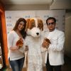 Gulshan Grover unveil homeless dog adoption campaign ad of PETA at Zenzi Resto-Bar in Bandra, Mumbai