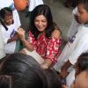 Sushmita Sen of 'I Am She 2011' visited Sunil & Mana Shetty's NGO at Bandra