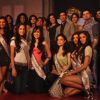 Sushmita, Manish Malhotra with models in I am She 2011 Ed Hardy fashion show at Trident