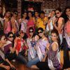 Sushmita with I am She contestants on a shopping spree at Ed Hardy showroom at Palladium