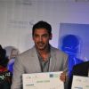 John during the launched of registrations for Mumbai Marathon 2012 categories of 9th Edition at Trident Hotel