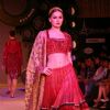 Model walks the ramp for designer J J Valaya's creation at the Synergy one Delhi Couture Week