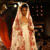 Model showcasing designer Suneet Verma's creations at the Synergy1 Delhi Couture Week,in New Delhi