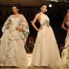 Models showcasing designer Shantanu & Nikhil's creations at Synergy1 Delhi Couture Week,in New Delhi