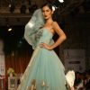 Model showcasing designer Shantanu & Nikhil's creations at Synergy1 Delhi Couture Week,in New Delhi