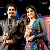 Karan Mehra : Hina Khan and Karan Mehra at Star Parivaar Awards 2010