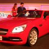 The launch of  Mercedes Benz's new SLK 350, in New Delhi on Wednesday. .