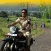 Shreyas Talpade : Shreyas Talpade riding a bike