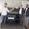 John Abraham gets his new Audi Q7 at Audi west, Mumbai. .
