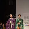 Models display creations by designer Sabyasachi during Lakme Fashion Week Day 3 in Mumbai. .
